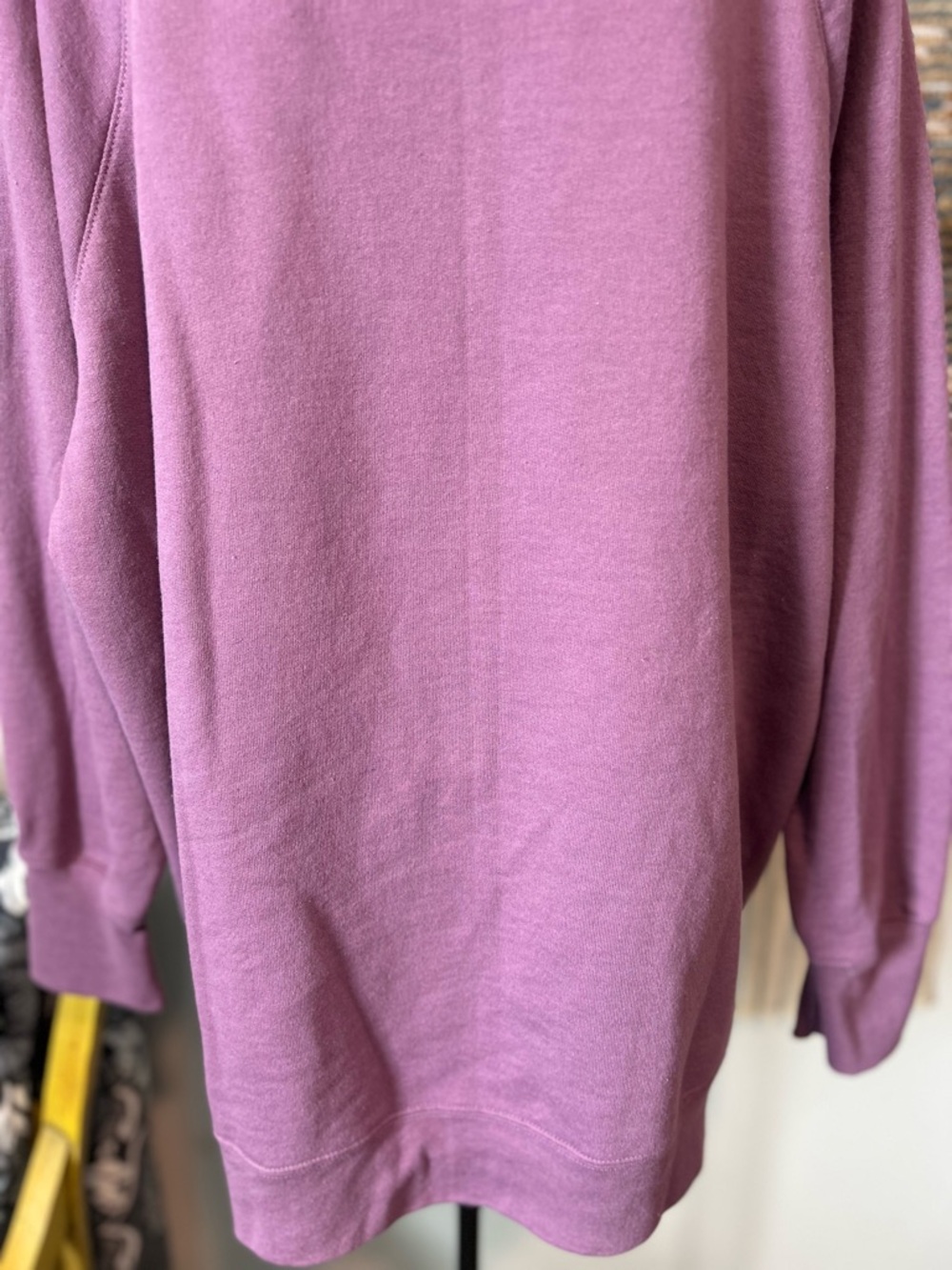 Champion Purple Script Crewneck Sweatshirt - Picture 8 of 10